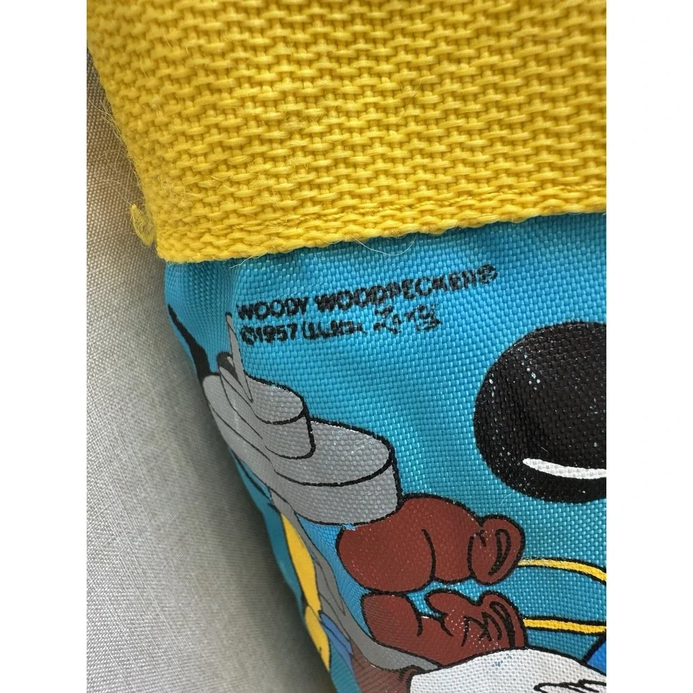 Vintage Woody Woodpecker Large Zipper Duffle Bag Thrashed‎ Universal Studios
